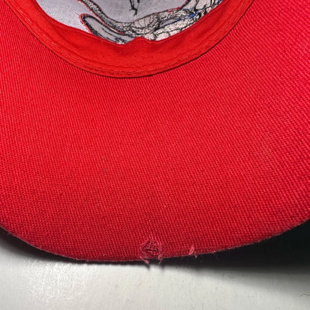 Spiderman Black and Red Adjustable Cap Unisex Kids Youth Hat EUC Strapback - Picture 6 of 10